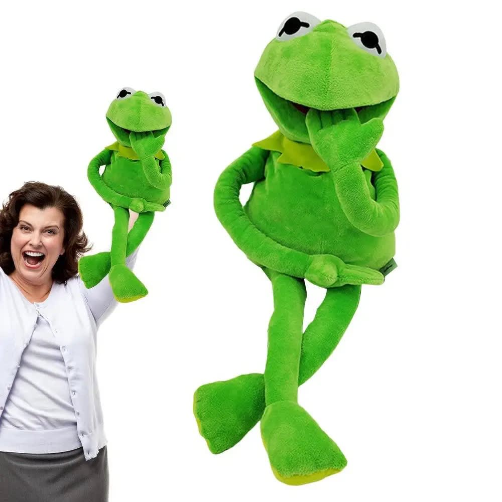 "60cm Plush Kermit Frog Sesame Street Muppets Doll - Birthday Toy for Kids"